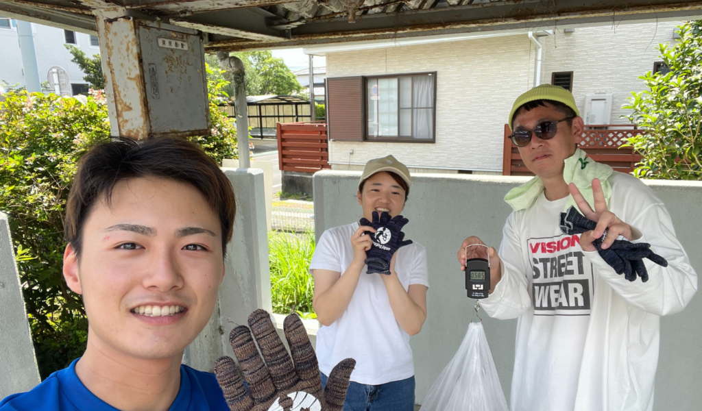 牧之原プロギング風景 (2)