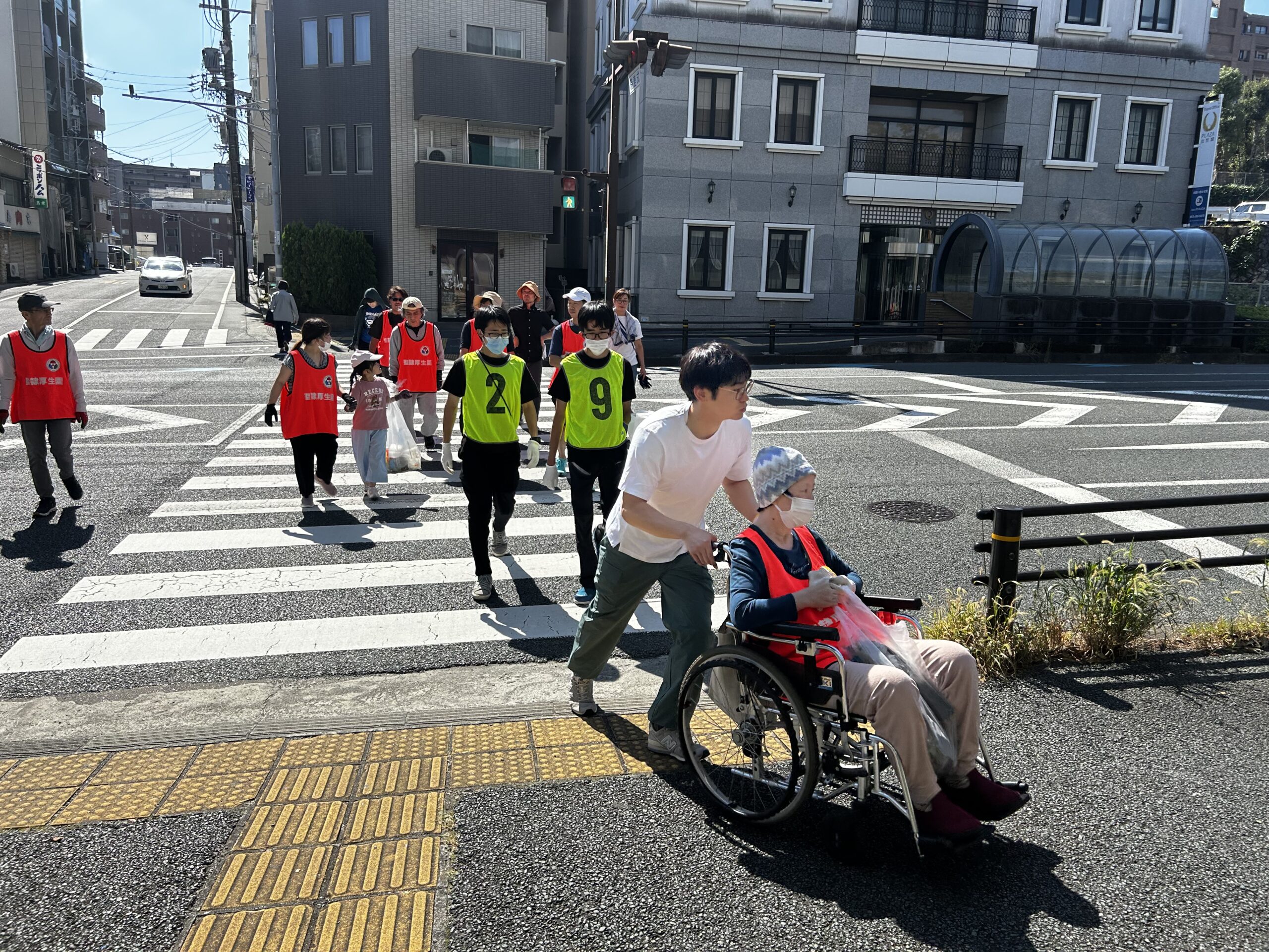 【#407】浜松市で聖隷厚生園プロギングを実施｜声を掛け合う61名の活動写真