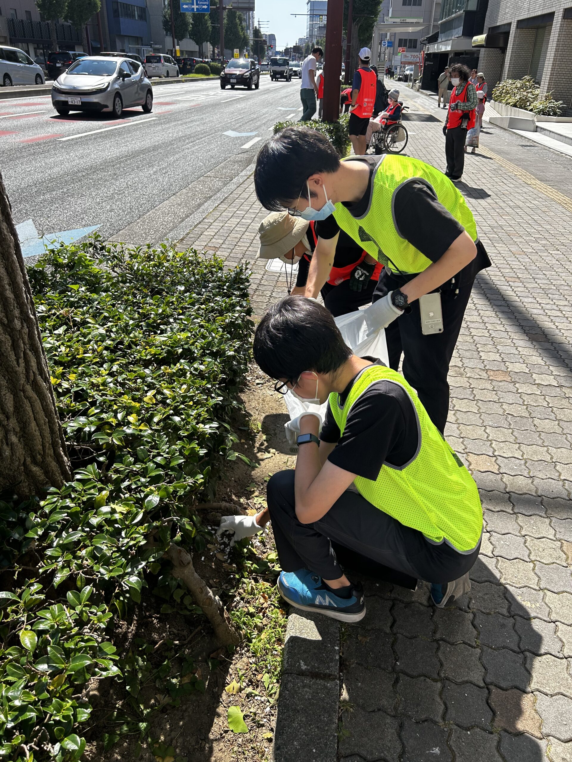 【#407】浜松市で聖隷厚生園プロギングを実施｜声を掛け合う61名の活動写真