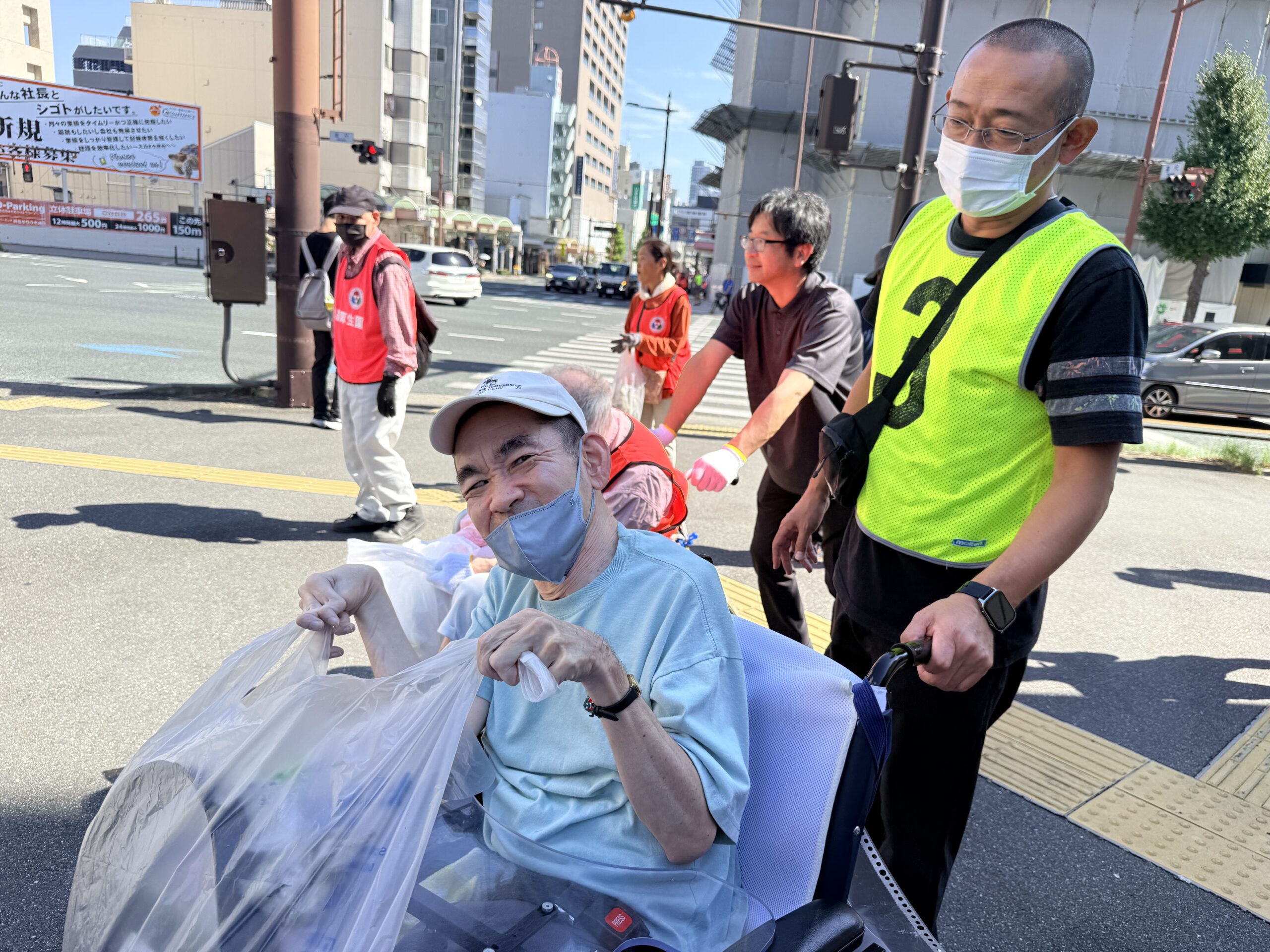 【#407】浜松市で聖隷厚生園プロギングを実施｜声を掛け合う61名の活動写真
