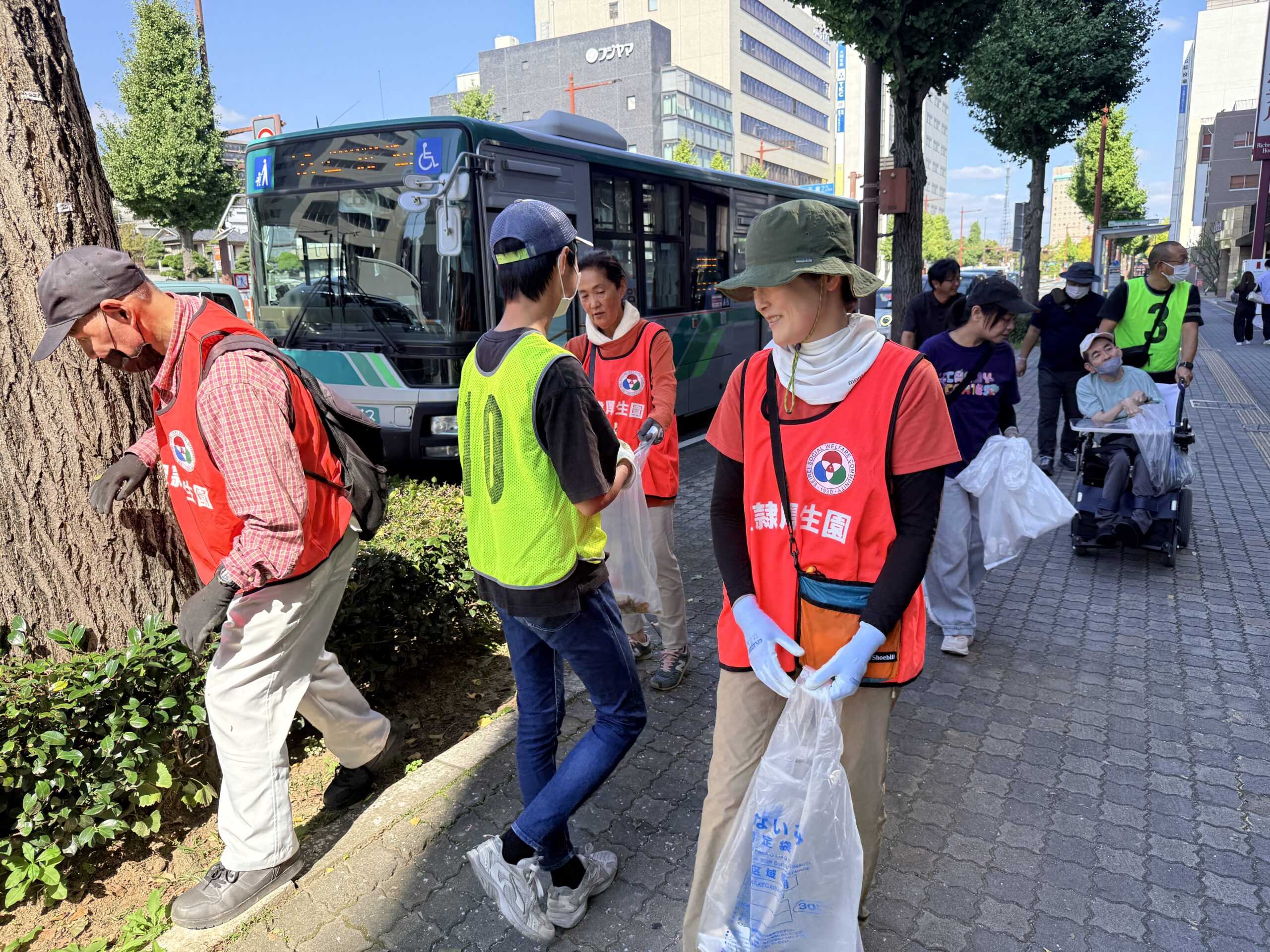 【#407】浜松市で聖隷厚生園プロギングを実施｜声を掛け合う61名の活動写真